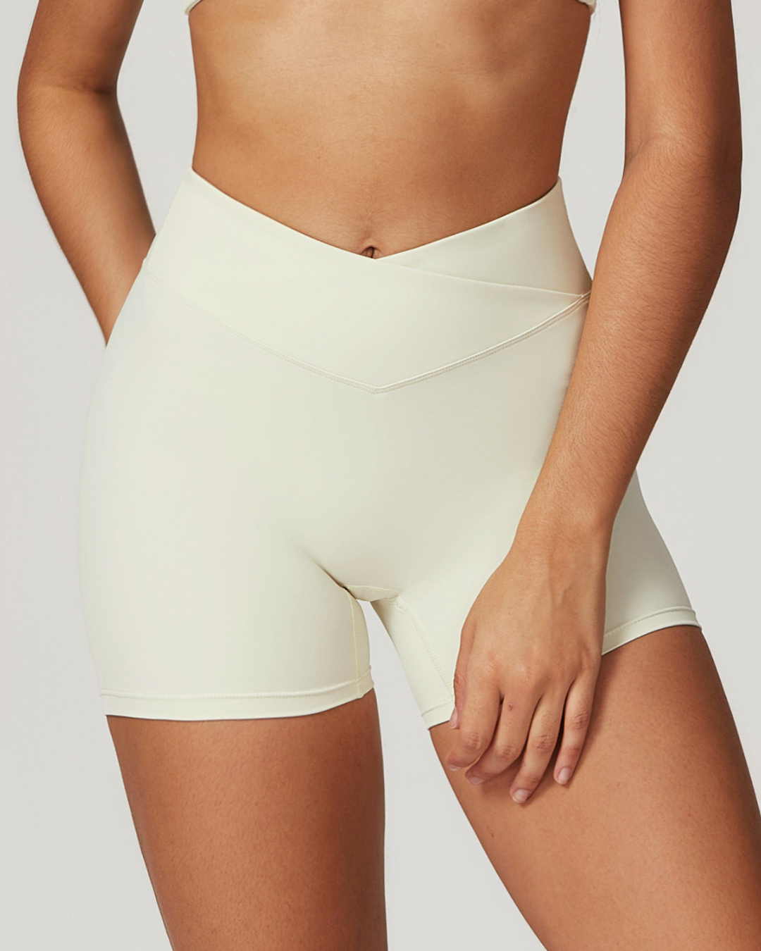 Wynona V-Shaped High Rise Shorts