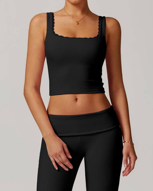 [With Old Logo] Nadine Cami Ribbed Top
