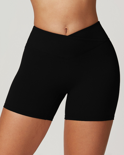 Wynona V-Shaped High Rise Shorts