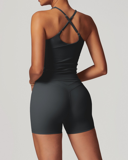 Stephanie High Rise Shorts