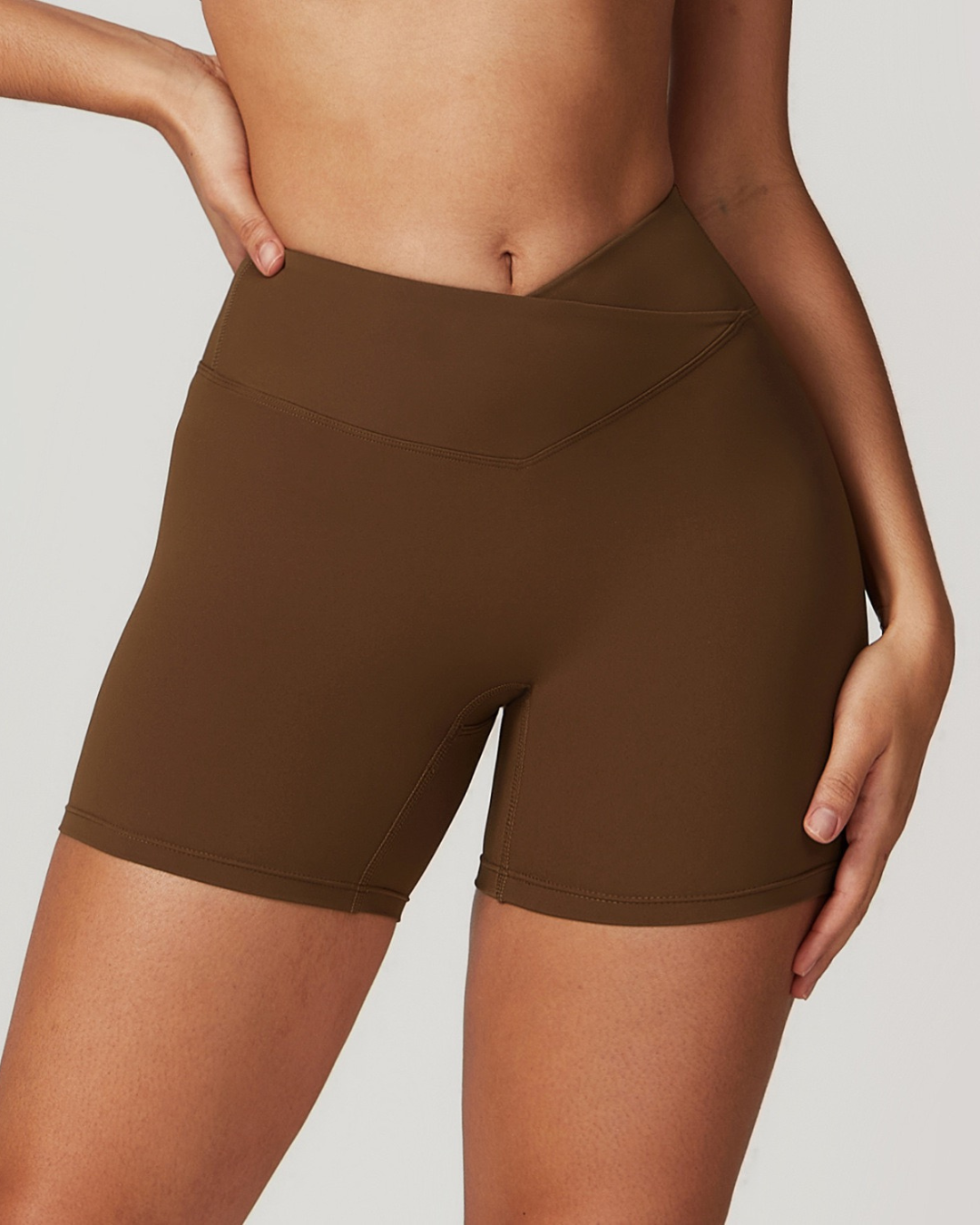 Wynona V-Shaped High Rise Shorts