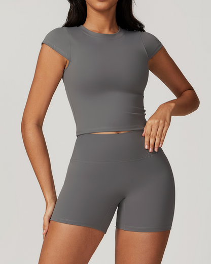 Megan Capped Sleeve Shirt