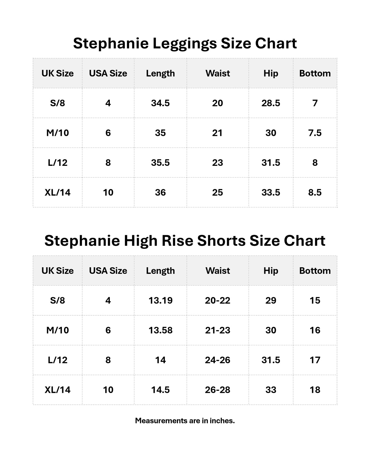Stephanie High Rise Shorts